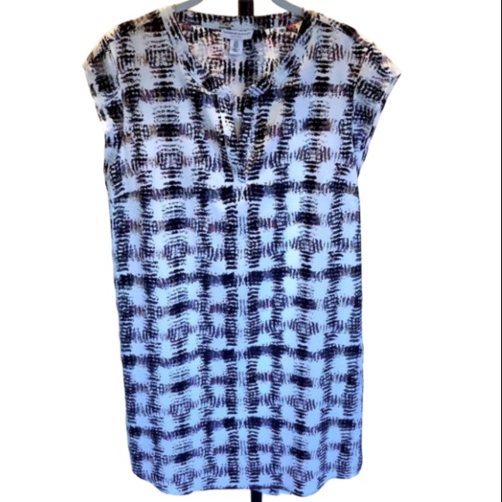 Katherine Barclay Print Sheath Tunic Dress Size 6